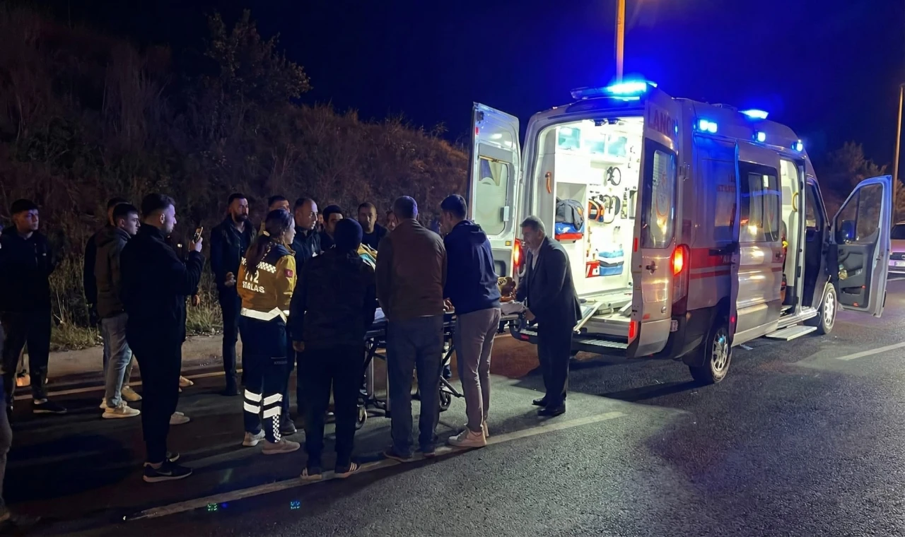 Milas Tuzabat’ta Yaya Kazası: Bir Kişi Ağır Yaralandı