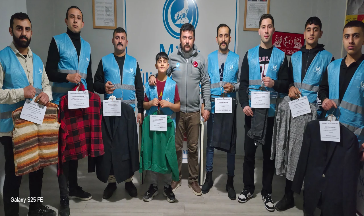 Milas Ülkü Ocakları’ndan “Üşüyorsan Alabilirsin” Sosyal Sorumluluk Projesi