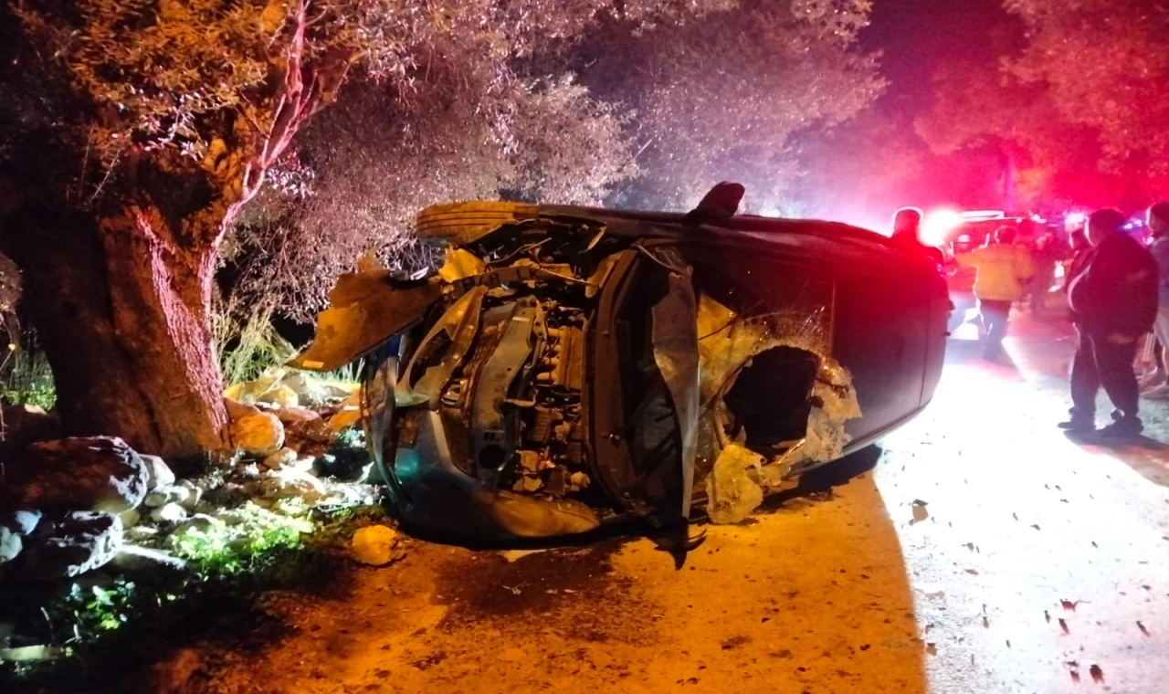 Milas’ta Gece Saatlerinde Trafik Kazası