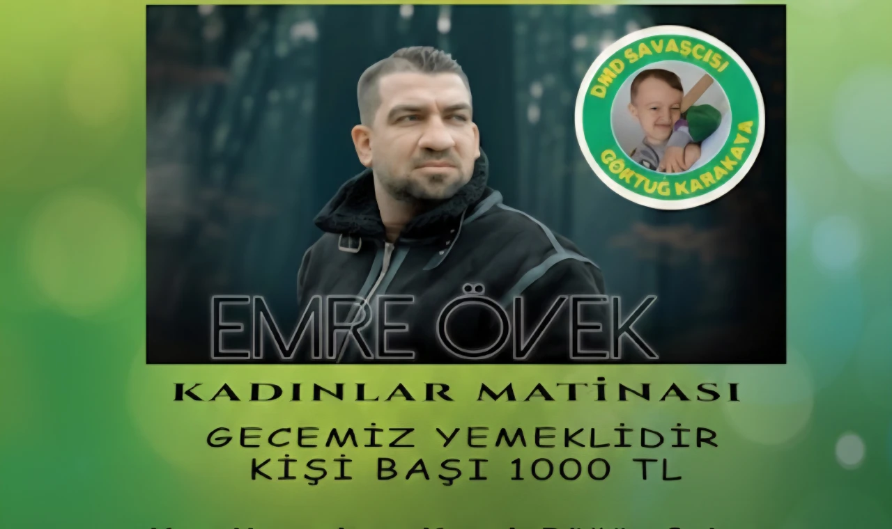 Göktuğ Bebek İçin Dayanışma Gecesi: Emre Övek Sahne Alacak