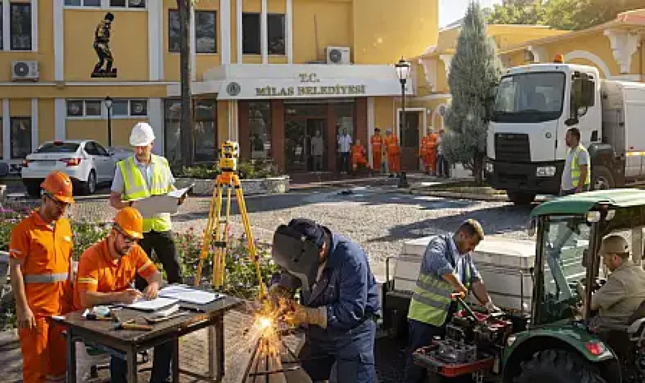 Milas Belediyesi 47 personel alacak: Başvurular başlıyor