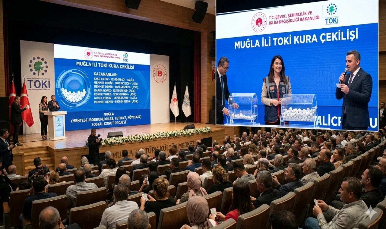 Muğla’da Sosyal Konut Kura Sonuçları Açıklandı