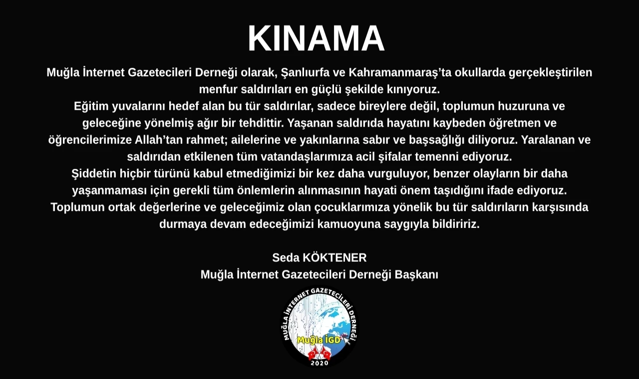 MİGD Başkanı Seda Köktener’den Okullara Yönelik Saldırılara Sert Tepki
