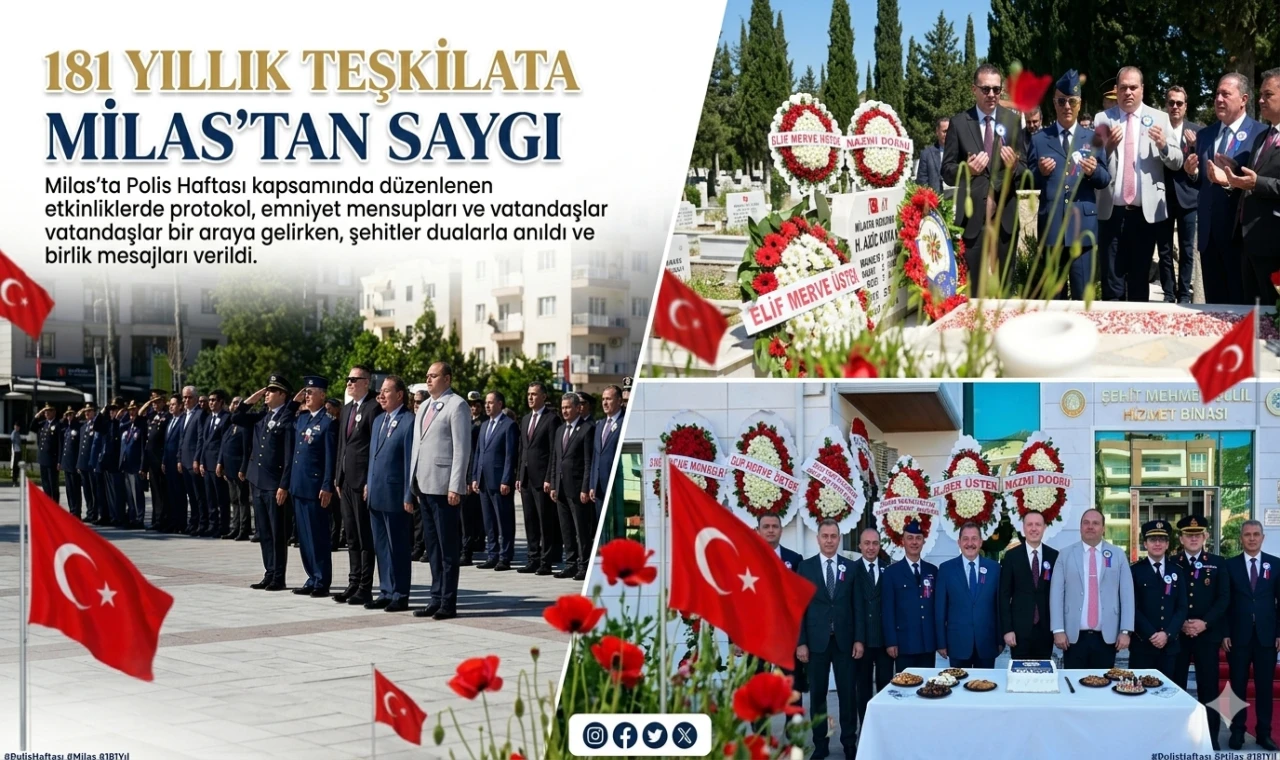 Milas'ta Emniyet Teşkilatı İçin Gurur Günü