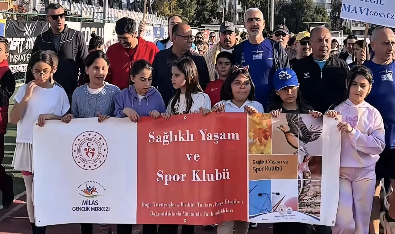 Milas’ta “Sağlıklı Gençlik” İçin Anlamlı Yürüyüş
