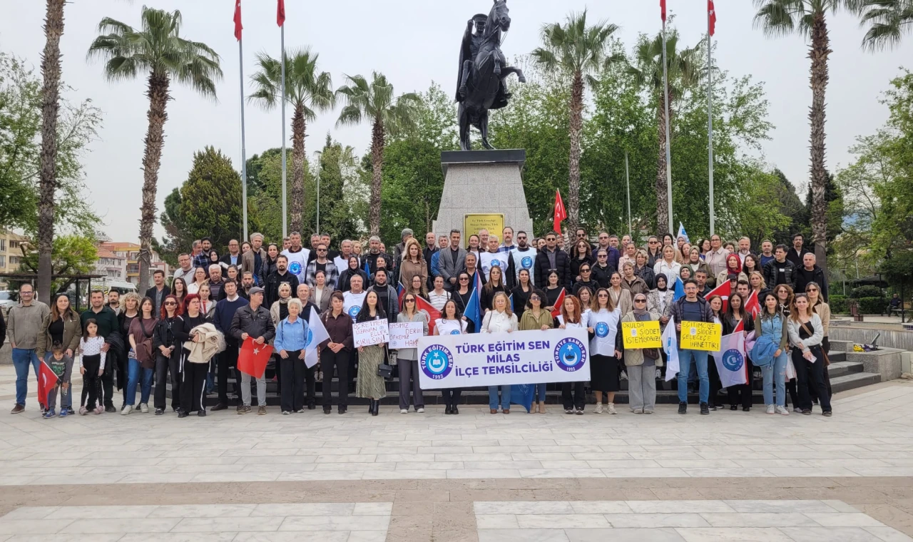 TÜRK EĞİTİM-SEN MİLAS TEMSİLCİLİĞİ’NDEN SİVEREK’TEKİ DEHŞETE SERT TEPKİ: "OKULLAR TEKSAS’A DÖNMESİN"