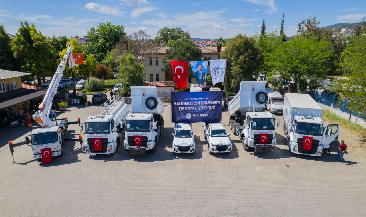 MİLAS BELEDİYESİ’NİN ARAÇ FİLOSUNA 42 MİLYONLUK YATIRIM