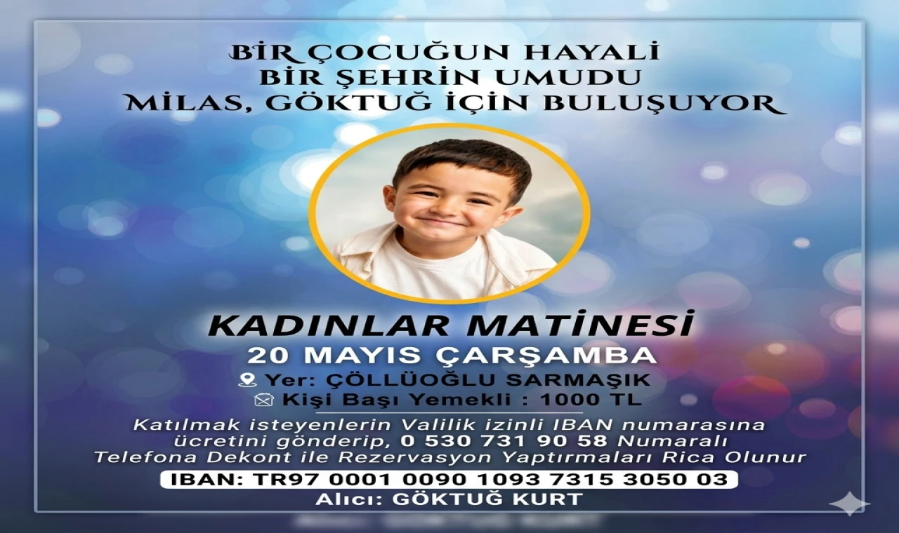 Milas El Ele: Göktuğ İçin Umut Gecesi