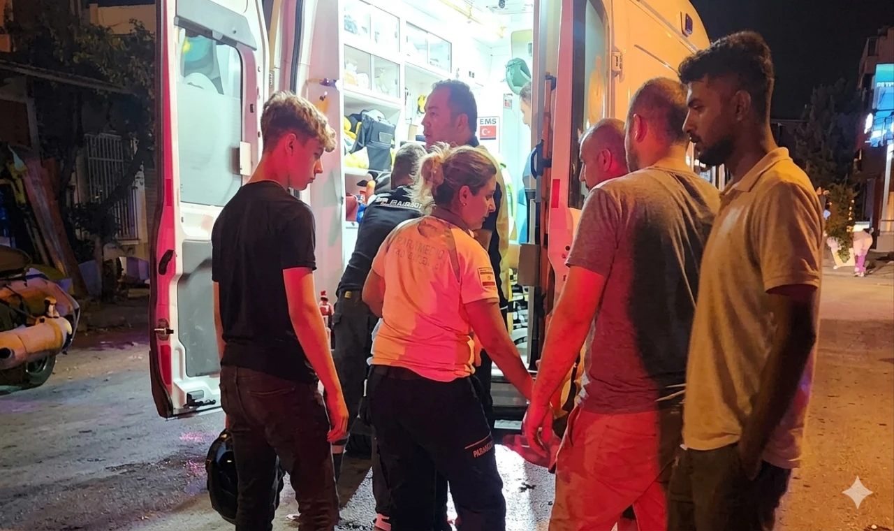 Milas Sanayi Caddesi'nde Trafik Kazası: Motosiklet Sürücüsü Yaralandı