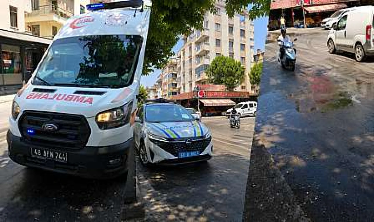 Milas'ta yol üzerindeki dutlar kazaya yol açtı