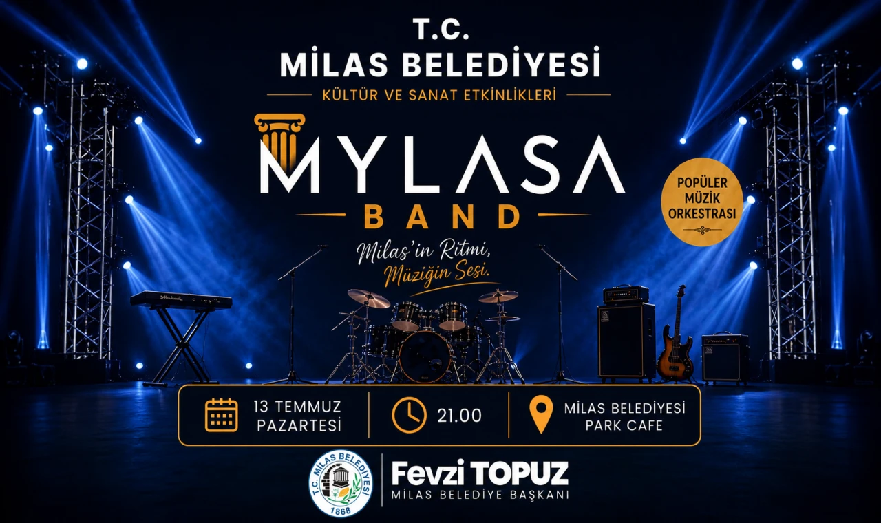 Milas Belediyesi’nden Yaz Akşamlarına Müzik Dolu Buluşma