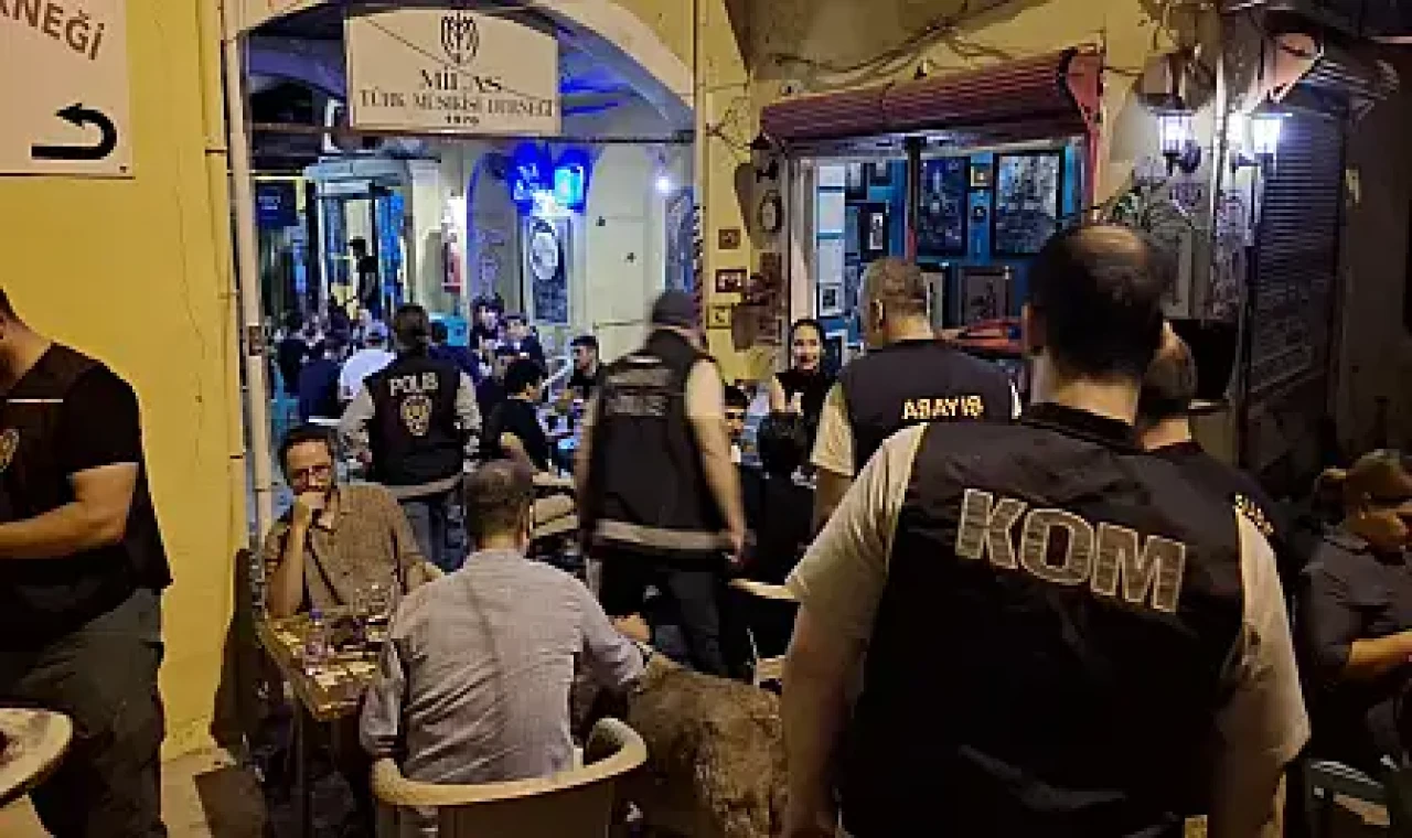 Milas'ta 200 Polisle Huzur ve Güven Uygulaması