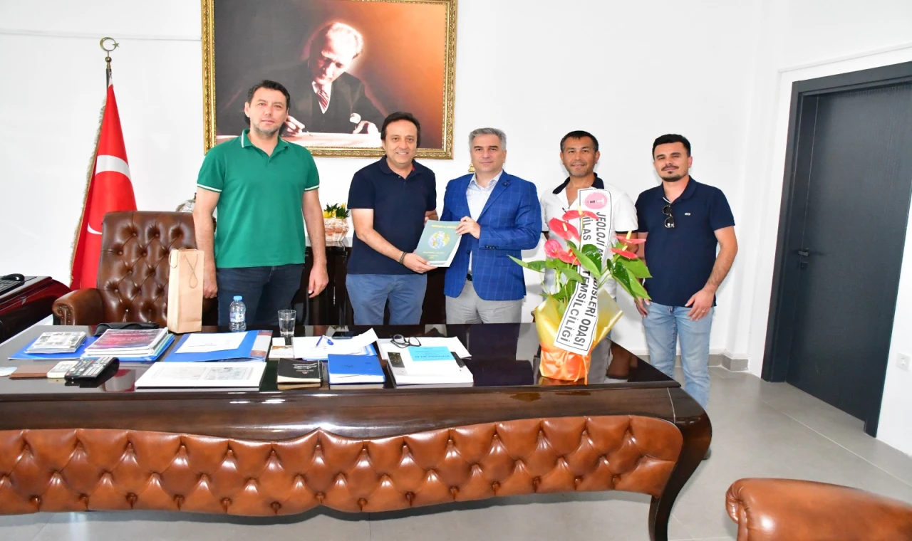 Jeoloji Mühendisleri Odası Milas Temsilciliği’nden Kaymakam Karagül’e Ziyaret