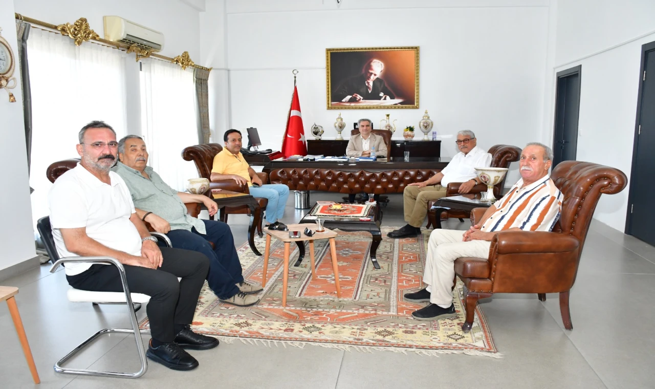 MİLAS’TA KAYMAKAM KARAGÜL’E DP TEŞKİLATINDAN ZİYARET
