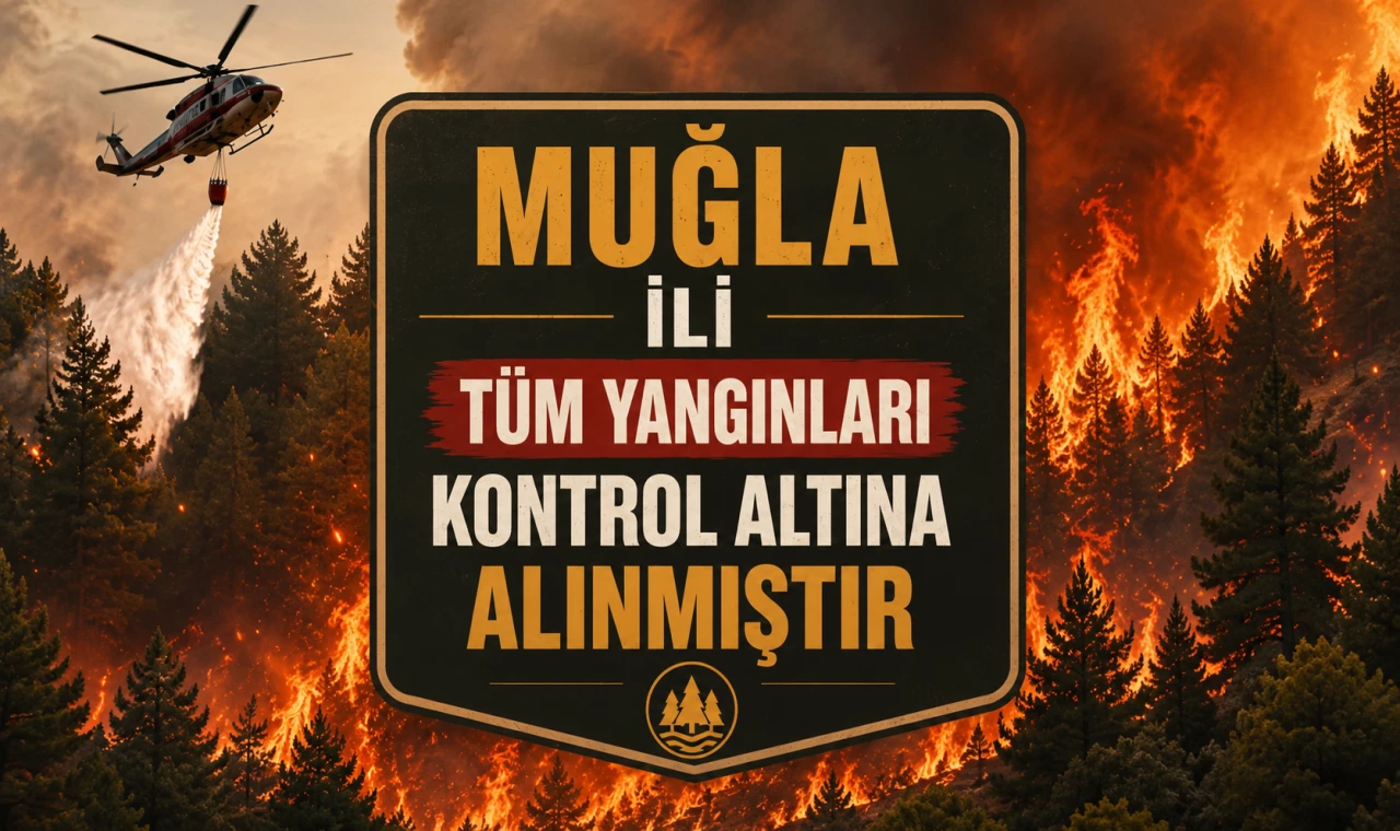 Yüreklere Su Serpen Haber: Muğla'daki Tüm Yangınlar Kontrol Altında
