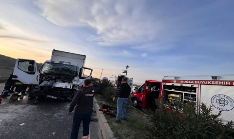 Bodrum–Milas Karayolunda Kamyon ile Tır Çarpıştı: Biri Ağır İki Yaralı