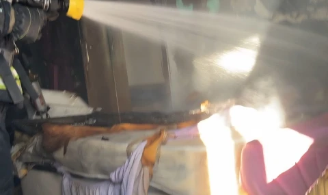 Milas’ta Ev Yangını Paniğe Neden Oldu