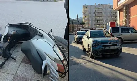 Milas'ta motosiklet ile otomobil çarpıştı: 1 yaralı