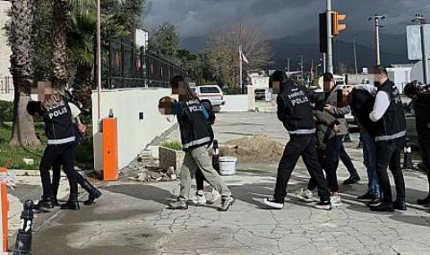 Milas'ta sokak satıcılarına yönelik uyuşturucu operasyonu: 6 şüpheli adliyeye sevk edildi