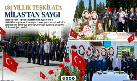 Milas'ta Emniyet Teşkilatı İçin Gurur Günü