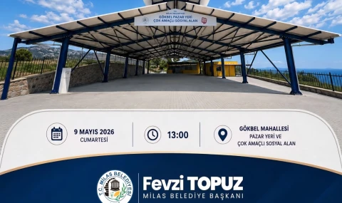 GÖKBEL ÇOK AMAÇLI SOSYAL ALAN’IN AÇILIŞI GERÇEKLEŞTİRİLECEK
