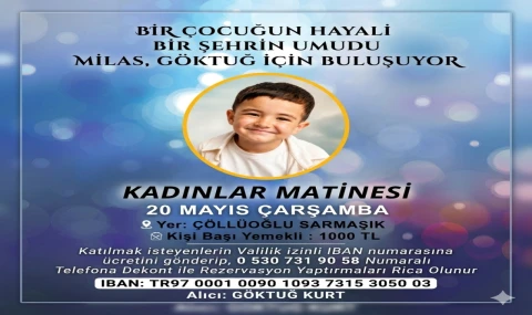 Milas El Ele: Göktuğ İçin Umut Gecesi