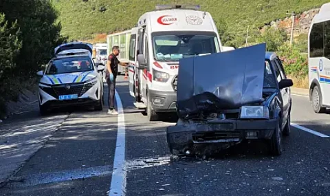 Milas Girişi Kaza Nedeniyle Kilitlendi: Uzun Araç Kuyrukları Oluştu