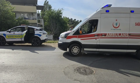 Milas’ta Aracın Çarptığı Yaya Hastaneye Kaldırıldı