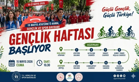 Milas’ta Gençlik Haftası Coşkusu Bisiklet Turuyla Başlıyor