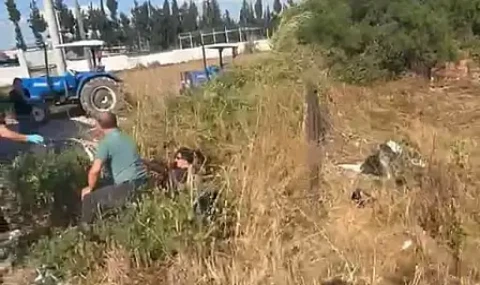Milas'ta Kontrolden Çıkan Motosiklet Şarampole Uçtu: 2 Yaralı
