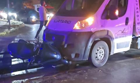 Milas’ta Menteş Kavşağı’nda Çekici ile Motosiklet Çarpıştı: 1 Yaralı