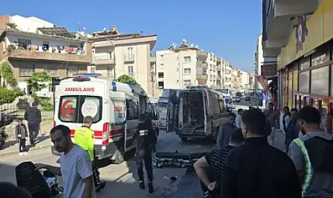 Milas'ta motosiklet ile yaya çarpıştı: 2 kişi yaralandı