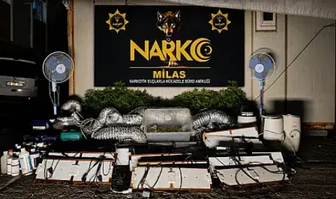 Milas’ta Narkotik Operasyonu: Uyuşturucu Üretim Tesisi Çökertildi