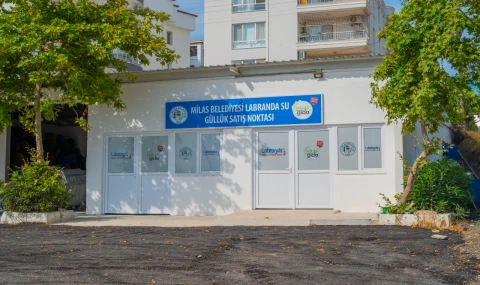 LABRANDA GÜLLÜK SU SATIŞ MERKEZİ HİZMET VERMEYE BAŞLADI