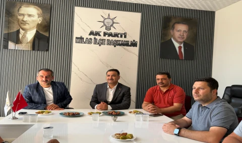 MHP Heyetinden Hac Dönüşü Levent Akyer’e Ziyaret