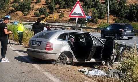 Milas-Söke Karayolunda Otomobil Takla Attı: 3 Kişi Kazayı Hafif Sıyrıklarla Atlattı