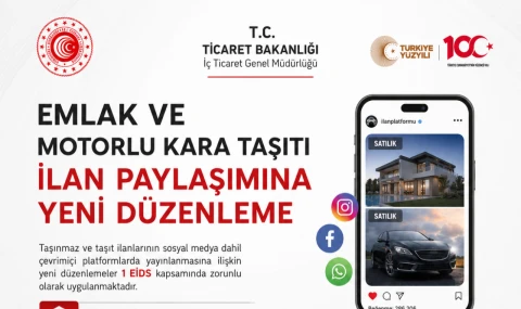 Ticaret Bakanlığı'ndan Sosyal Medya İlanlarına EİDS Kısıtlaması ve Para Cezası Kararı