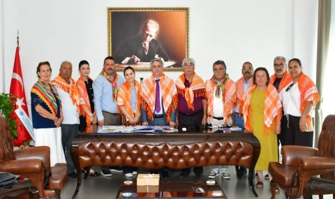 Milas Yörük Türkmen Kültür Derneği'nden Kaymakam Dr. Vural Karagül'e Hayırlı Olsun Ziyareti