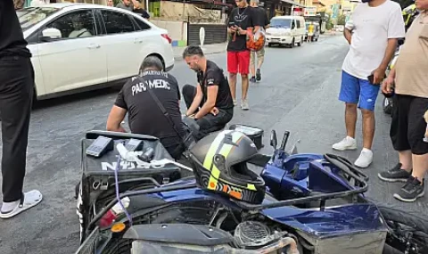 Milas'ta Kamyonet ile Motosiklet Çarpıştı: 1 Yaralı