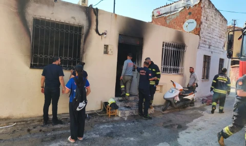 Şevketiye'de Yangın: Yaşlı Kadın Son Anda Kurtarıldı