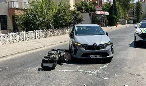 Milas’ta Motosiklet ile Araç Çarpıştı: 1 Yaralı